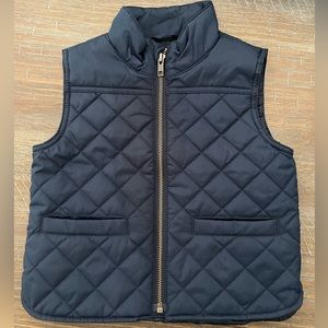J.Crew Crewcuts Navy Quilted Vest
